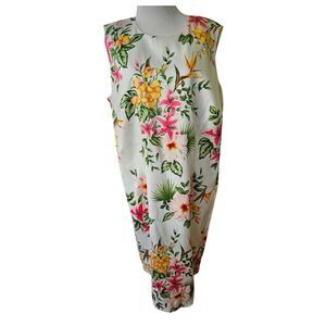 Elisabeth by‎ Liz Claiborne sleeveless fully lined dress 16 floral print NWT